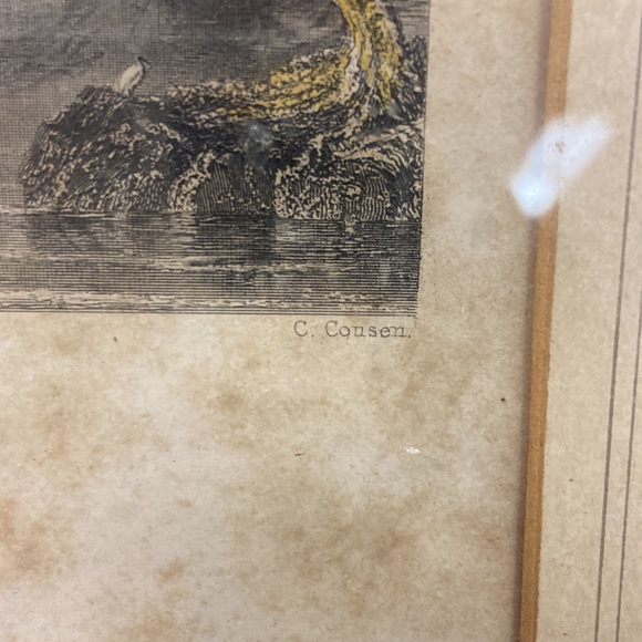 Bartlett. Framed print of Caldwell (now Lake George Village). - Picture 3 of 7